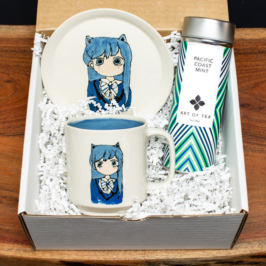 Anime Mug, Plate, and Artisanal Tea Set